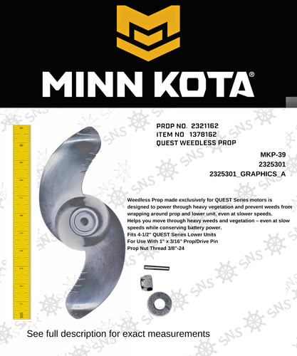 Minn kota propeller mkp - propeller, mkp-39